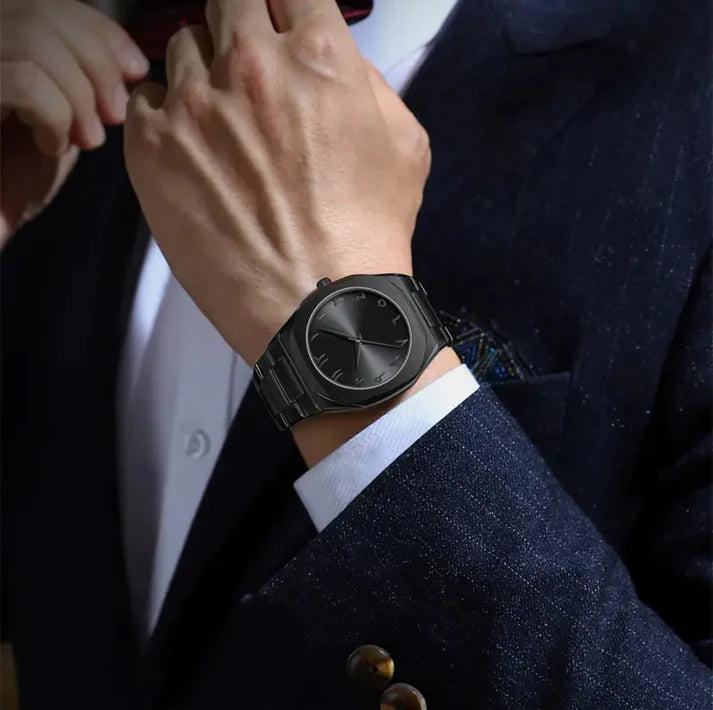 Black Arabic Aura Watch🔥With Double Lock