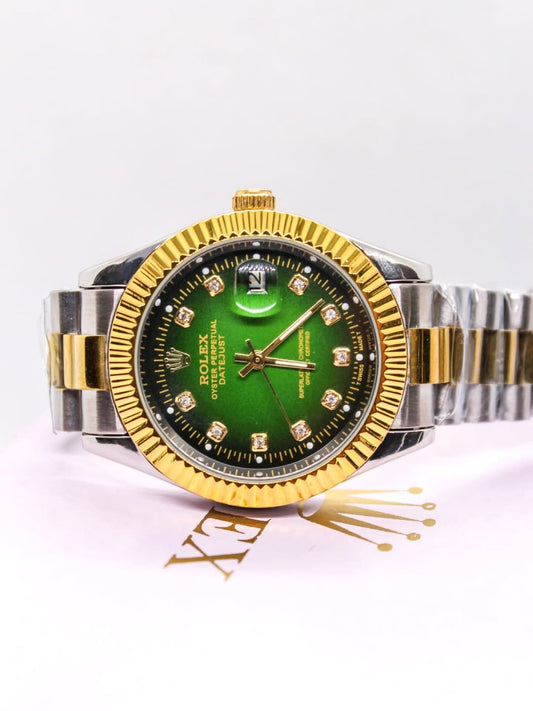 Rolex Oyster Perpetual Datejust Green Dial