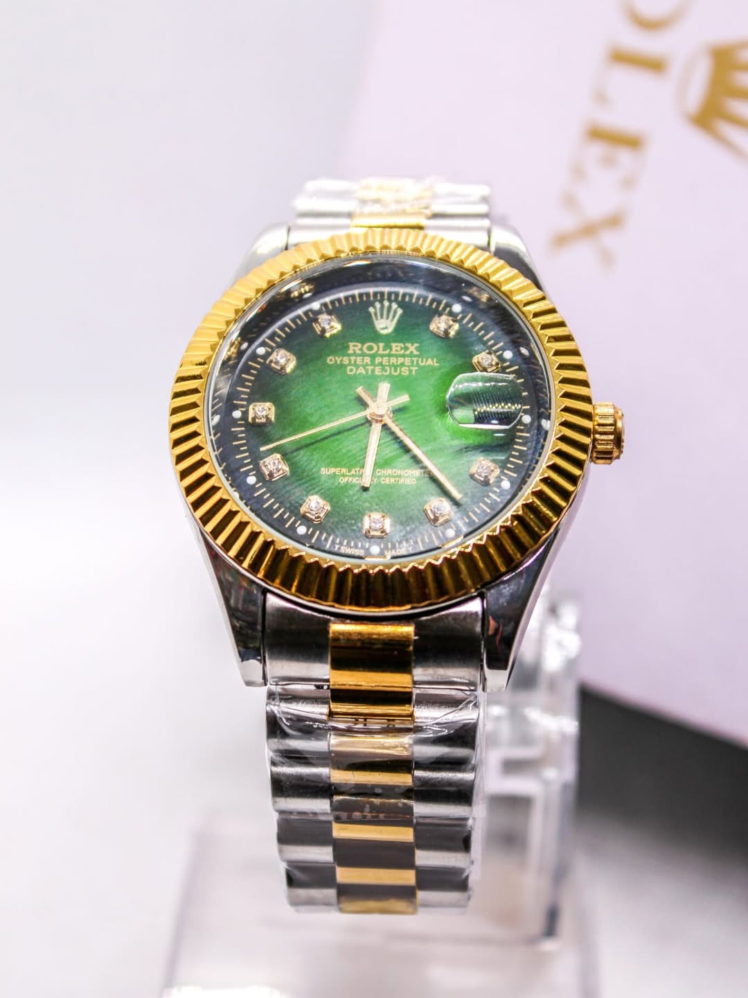 Rolex Oyster Perpetual Datejust Green Dial