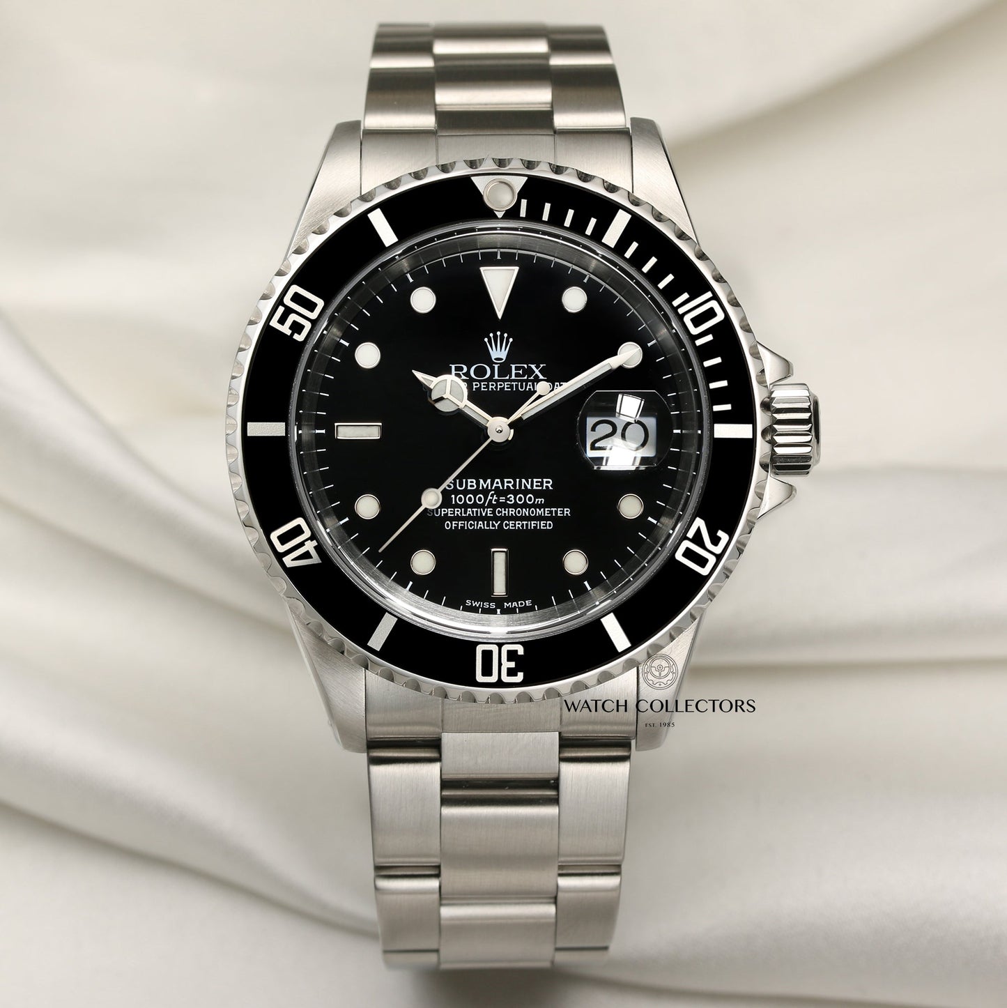 Rolex Submariner Date 40mm – Rotating Bazel Stainless Steel Black Dial With Premium Box