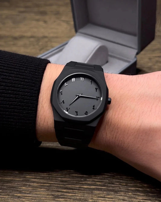 Black Arabic Aura Watch🔥With Double Lock
