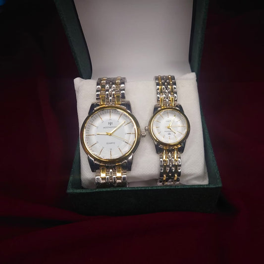 MoonTone Quartz Couple Watch Set