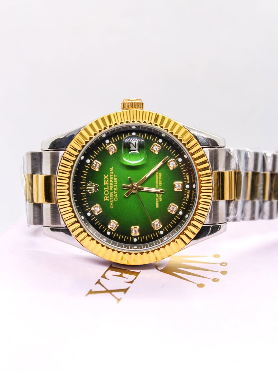Rolex Oyster Perpetual Datejust Green Dial