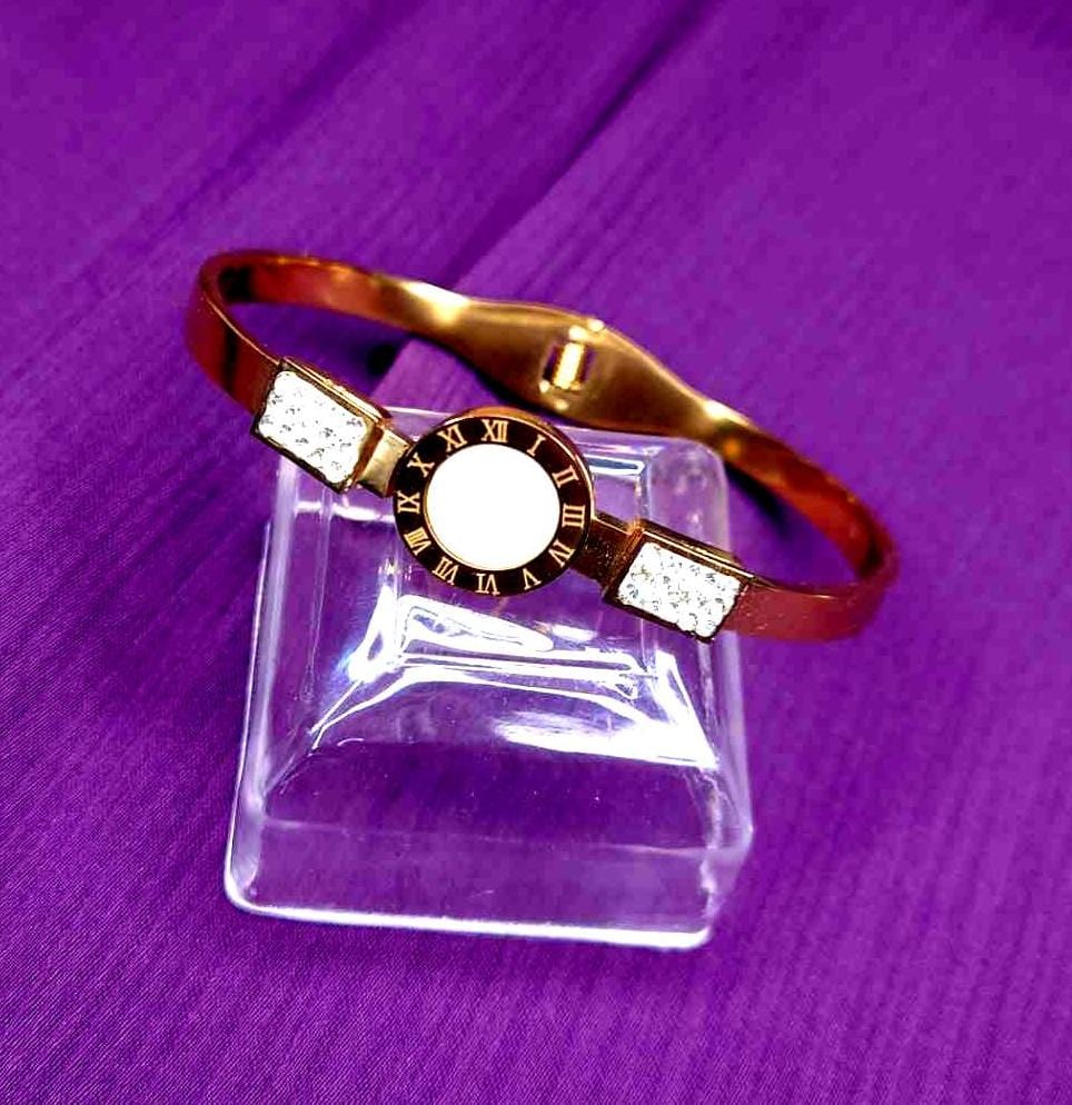 Elegant Pearl Stainless Steel Jewelry Set – 3 Pcs | Bracelet, Ring & Necklace
