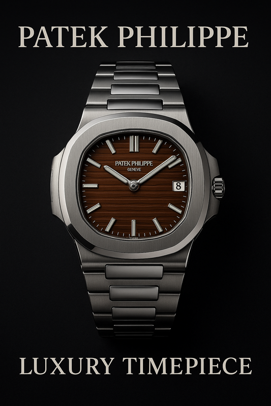 Patek Philippe Nautilus Chocolate Brown Dial Stainless Steel Luxury Watch