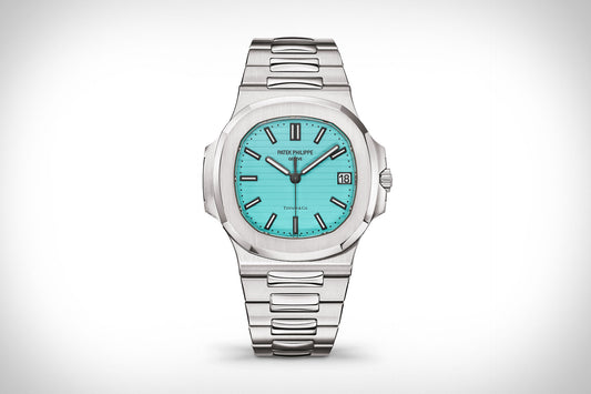 Patek Philippe Nautilus Tiffany Blue Dial Stainless Steel Luxury Watch