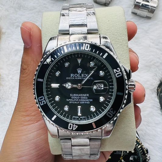 Rolex Submariner Date 40mm – Rotating Bazel Stainless Steel Black Dial With Premium Box